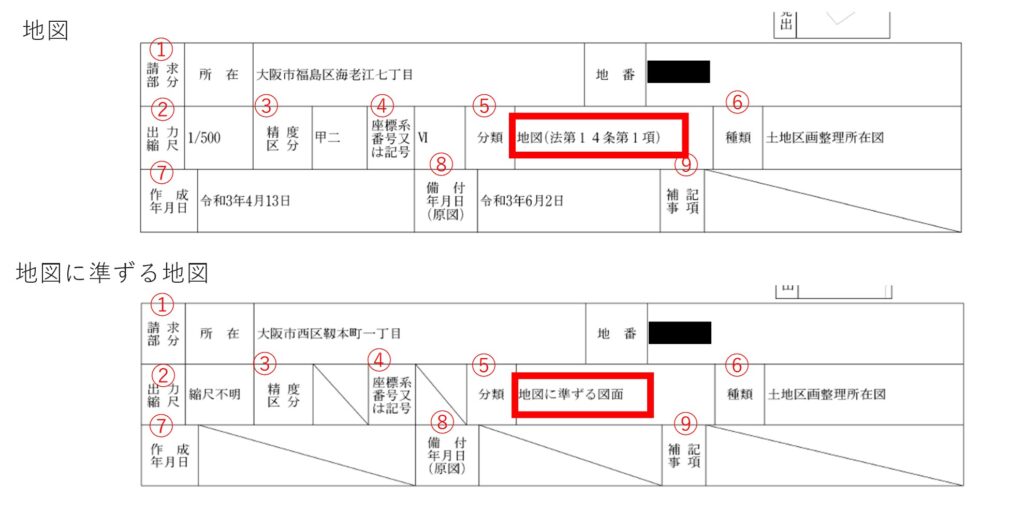 ⑦公図から得られる情報と公図の種類について（⑥の短編